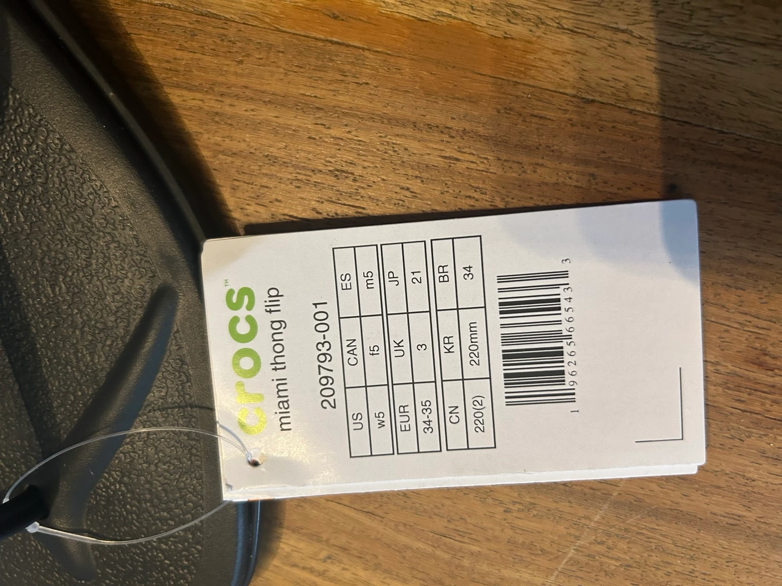 Crocs thong sandals size 34-35 – photo 3